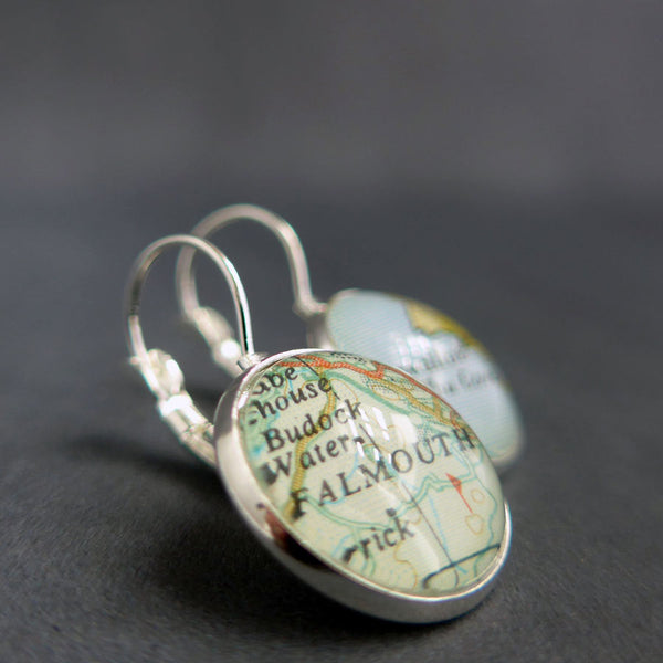 Personalised Map Earrings